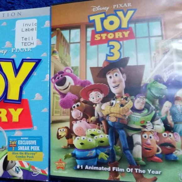 Toy Story and Toy Story 3 DVD+Car and Cars 2 - Picture 2 of 4